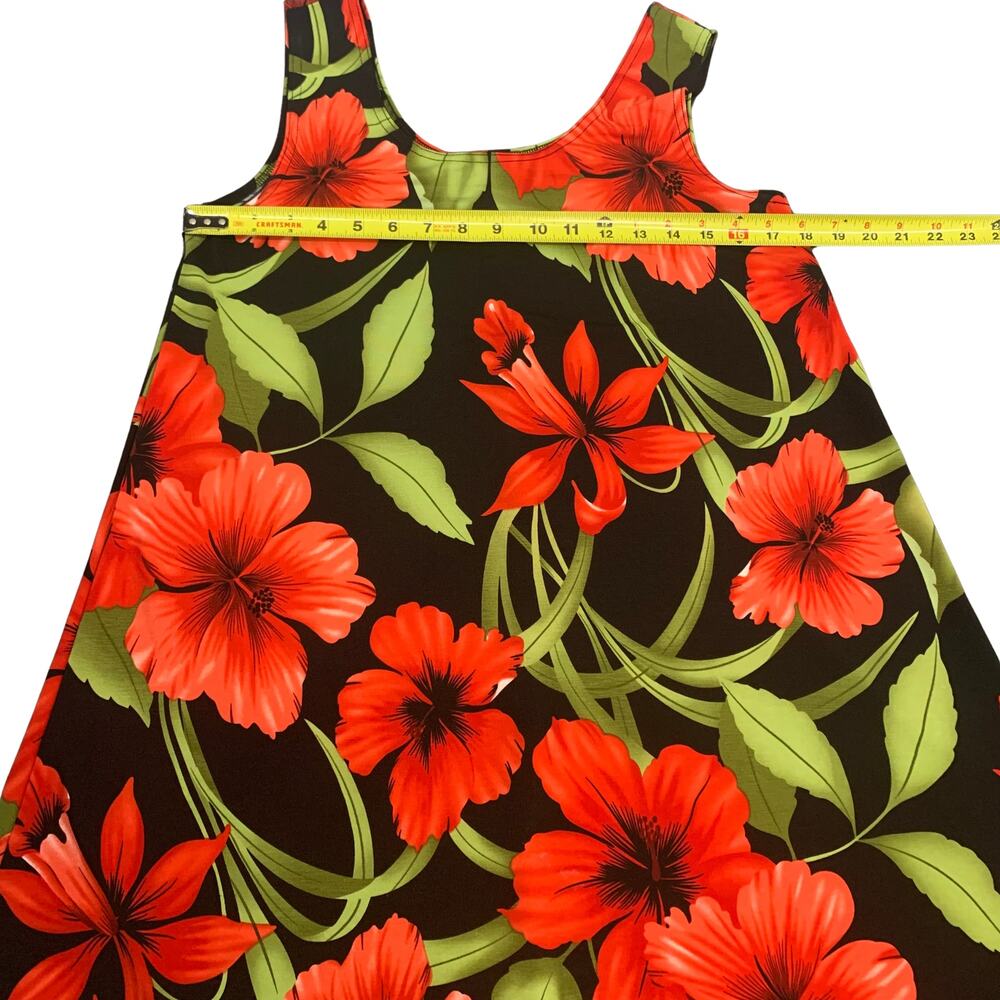 Vintage Hawaiian Floral Tent Dress Aloha Dress | Women's Medium | BaBa - Picture 4 of 5